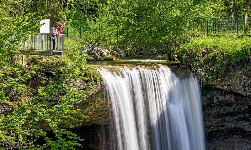 Scheidegger Wasserfälle Aussichtsplattform