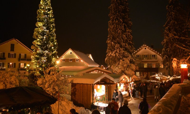 Der Weihnachtsmarkt in Scheidegg