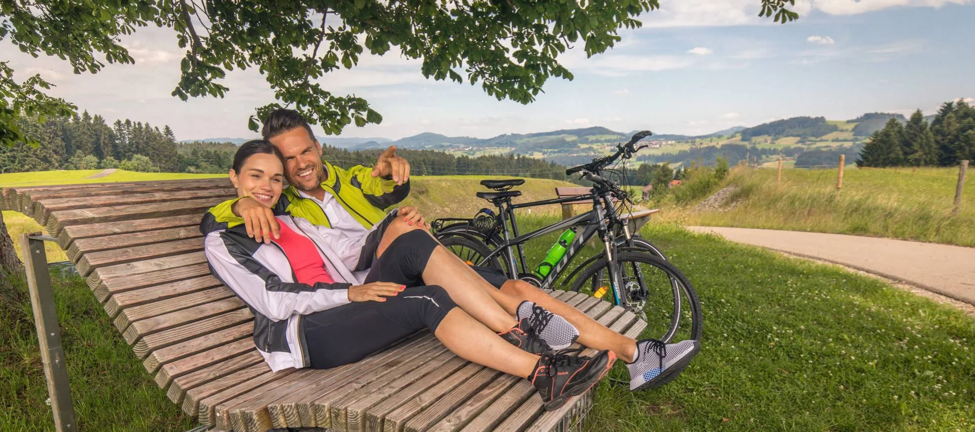 Radfahren in Scheidegg im Allgaeu