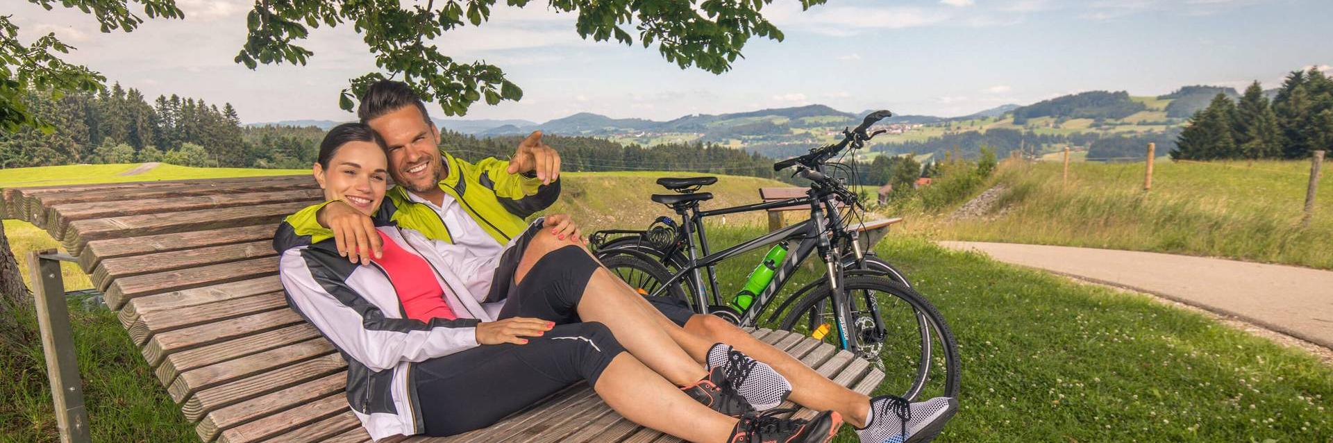 Radfahren in Scheidegg im Allgaeu