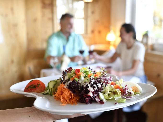 Essen und Trinken in Scheidegg