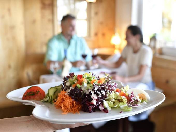 Essen und Trinken in Scheidegg