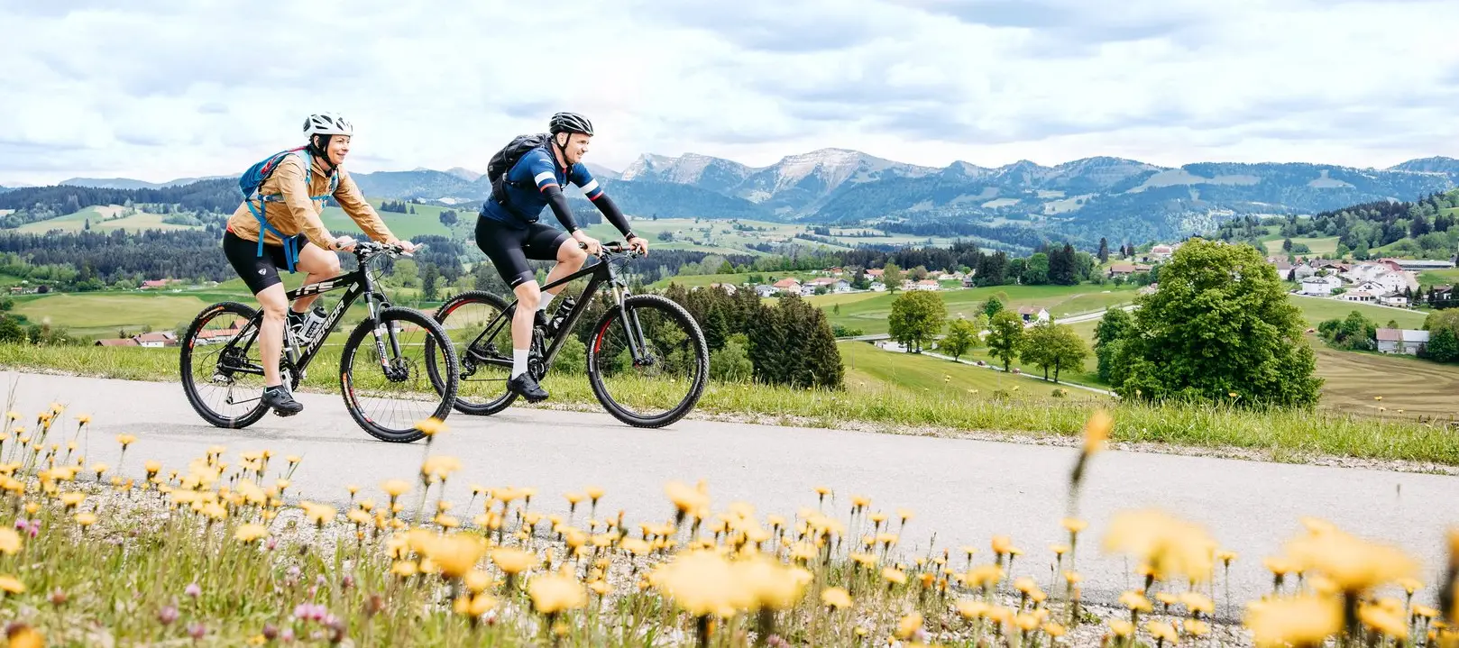 Radfahren auf der Allgäuer Käsestraße Radfahren auf der Allgäuer Käsestraße