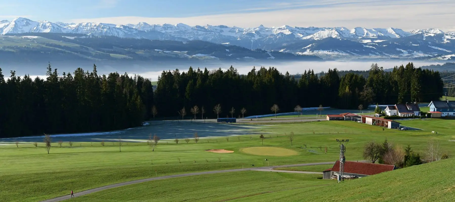 Scheidegg-Golfplatz-Alpen