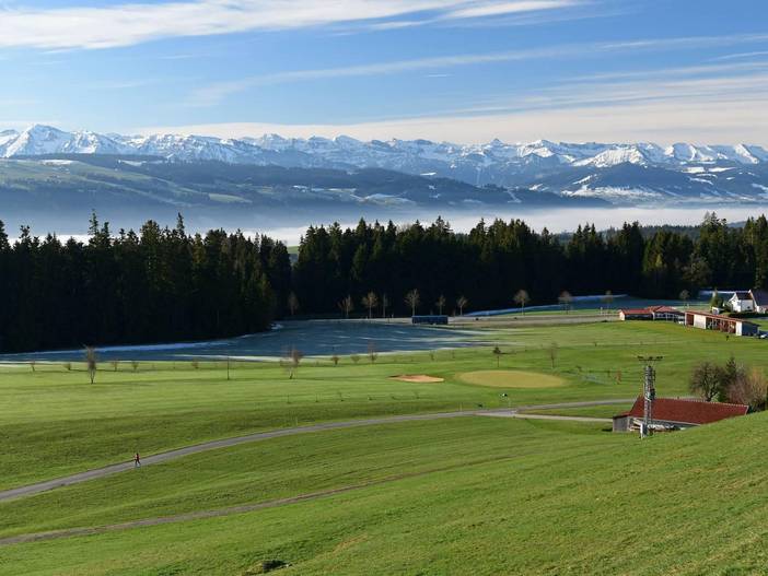 Scheidegg-Golfplatz-Alpen