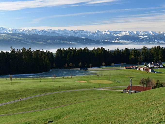 Scheidegg-Golfplatz-Alpen