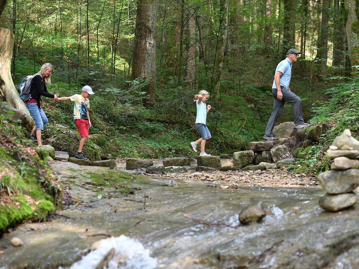 Wandern mit Kindern Scheidegg im Allgäu