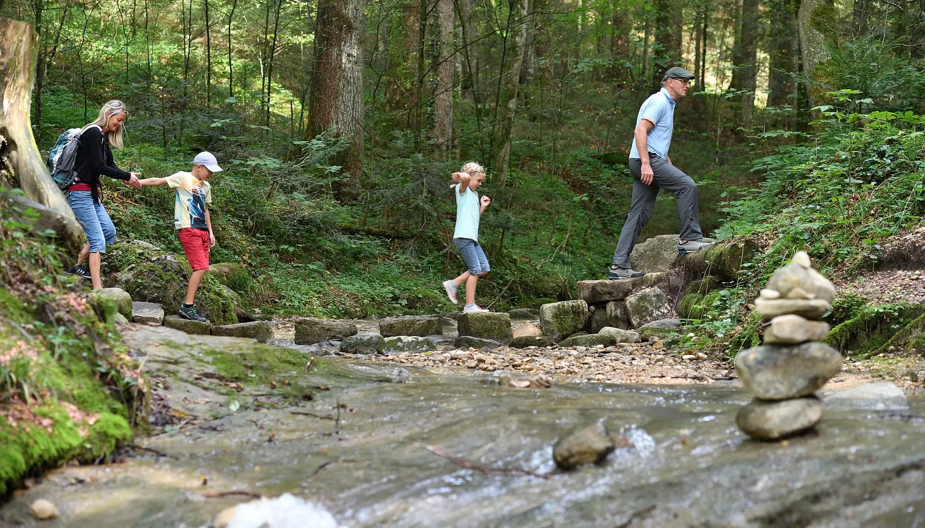 Beste Wanderwege für Familie