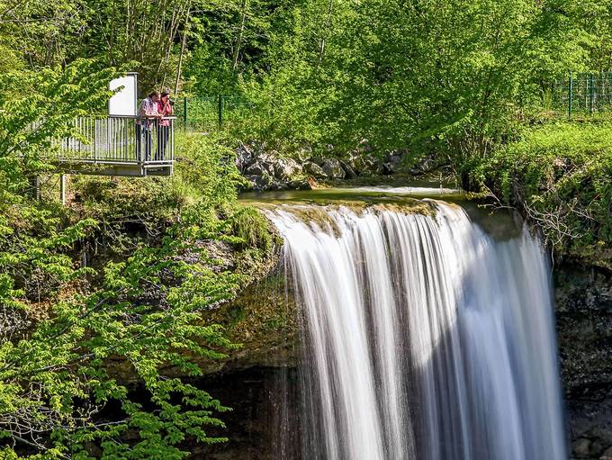 Scheidegger Wasserfälle Aussichtsplattform