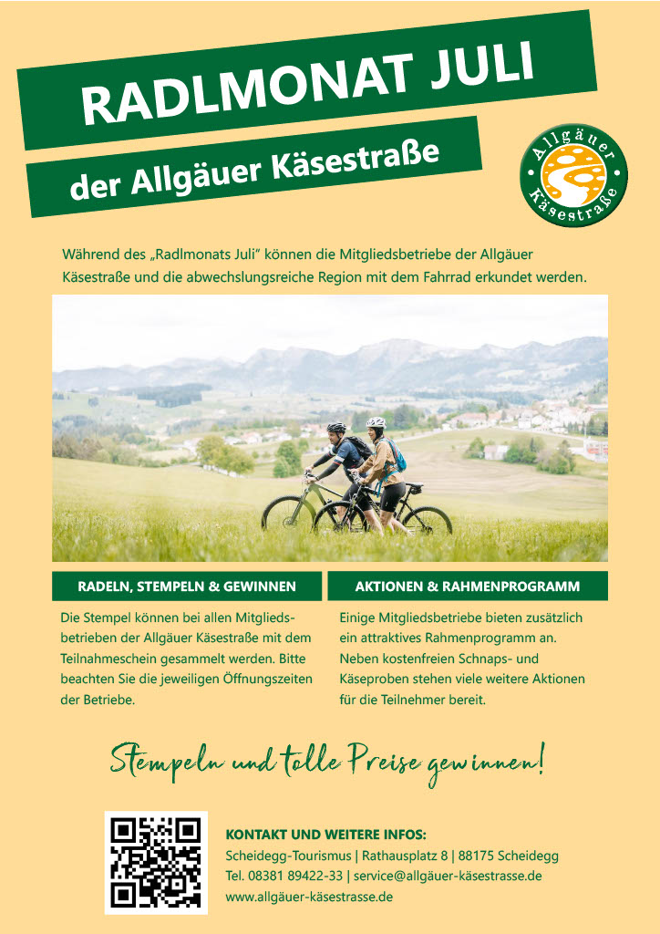 Plakat Radlmonat Juli