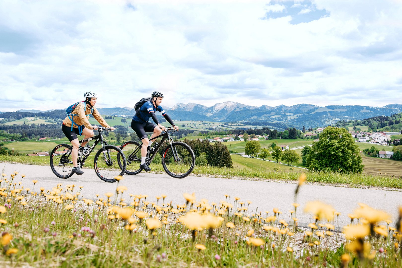 Radfahren auf der Allgäuer Käsestraße